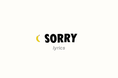 Sorry Lyrics